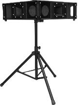 Black skamp on tripod